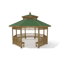 AG 01 - SHADING EQUIPMENTS WOODEN GAZEBOS