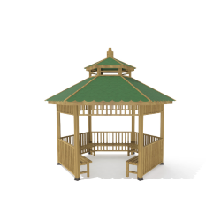 AG 02 - SHADING EQUIPMENTS WOODEN GAZEBOS