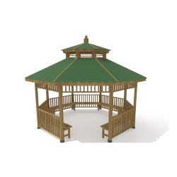 AG 03 - SHADING EQUIPMENTS WOODEN GAZEBOS