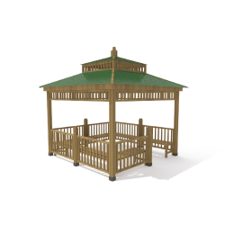 AG 04 - SHADING EQUIPMENTS WOODEN GAZEBOS