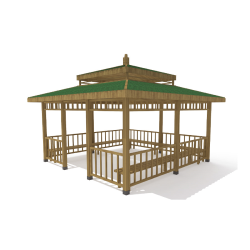 AG 05 - SHADING EQUIPMENTS WOODEN GAZEBOS