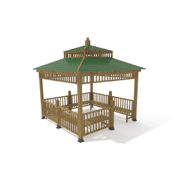 AG 06 - SHADING EQUIPMENTS WOODEN GAZEBOS