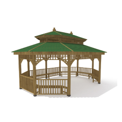 AG 07 - SHADING EQUIPMENTS WOODEN GAZEBOS