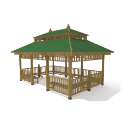 AG 08 - SHADING EQUIPMENTS WOODEN GAZEBOS