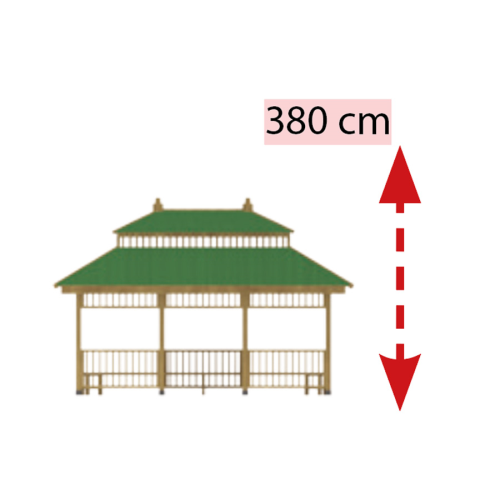 AG 08 - SHADING EQUIPMENTS WOODEN GAZEBOS