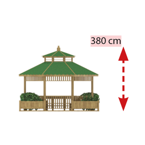 AG 09 - SHADING EQUIPMENTS WOODEN GAZEBOS