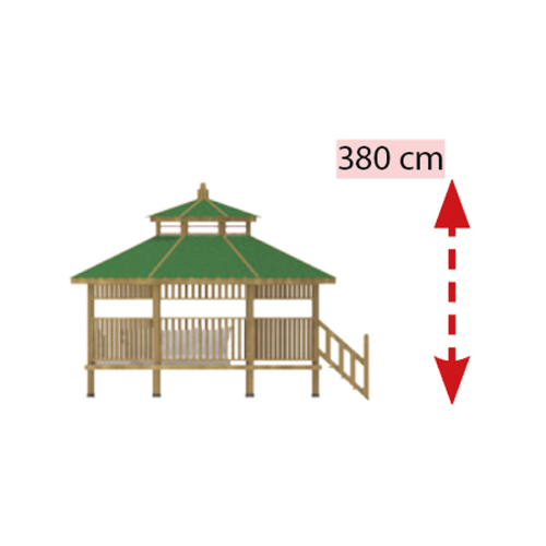 AG 10 - SHADING EQUIPMENTS WOODEN GAZEBOS