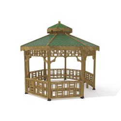AG 15 - SHADING EQUIPMENTS WOODEN GAZEBOS
