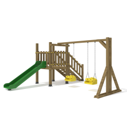 AOK 01 - WOODEN PLAYGROUND SETS MASSIVE WOODEN PLAYGROUND SETS