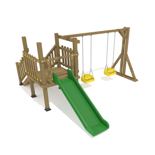AOK 01 - WOODEN PLAYGROUND SETS MASSIVE WOODEN PLAYGROUND SETS