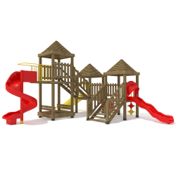 AOK 04 - WOODEN PLAYGROUND SETS MASSIVE WOODEN PLAYGROUND SETS