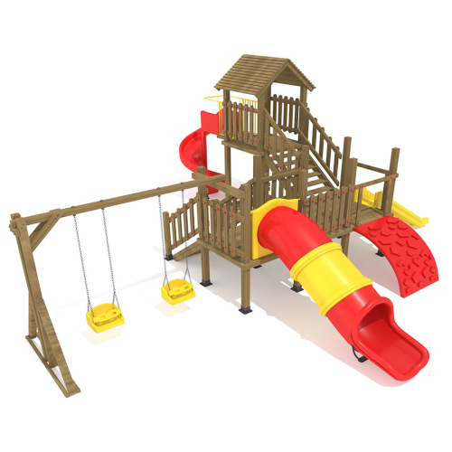 AOK 05 - WOODEN PLAYGROUND SETS MASSIVE WOODEN PLAYGROUND SETS