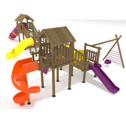 AOK 08 - WOODEN PLAYGROUND SETS MASSIVE WOODEN PLAYGROUND SETS