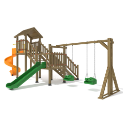 AOK 03 - WOODEN PLAYGROUND SETS MASSIVE WOODEN PLAYGROUND SETS