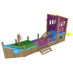 AOT 02 - WOODEN PLAYGROUND SETS THEMED WOODEN PLAYGROUND SETS