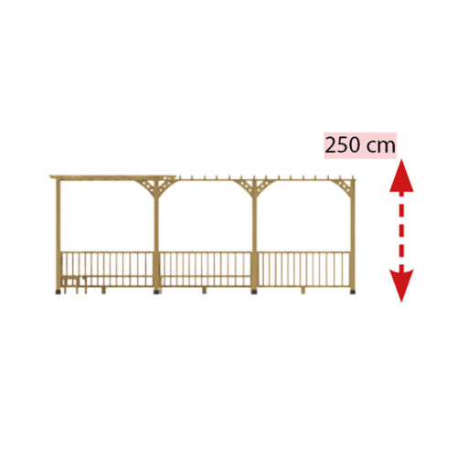 AP 01 - SHADING EQUIPMENTS WOODEN PERGOLAS