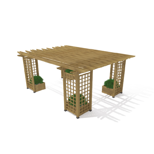 AP 02 - SHADING EQUIPMENTS WOODEN PERGOLAS