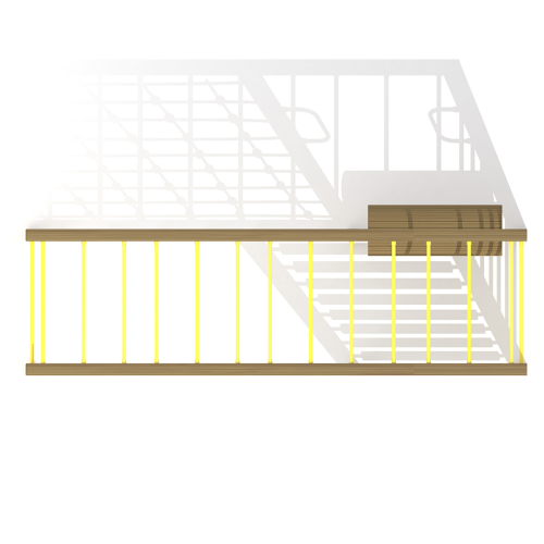 AT 03 - WOODEN PLAYGROUND EQUIPMENTS CLIMBING AND SPORT UNITS