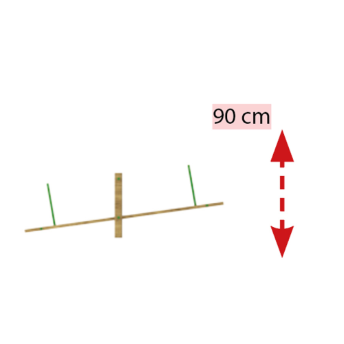 ATH 02 - WOODEN PLAYGROUND EQUIPMENTS SEE-SAWS