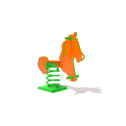 AZH 01 - WOODEN PLAYGROUND EQUIPMENTS HDPE HPL SPRING RIDERS