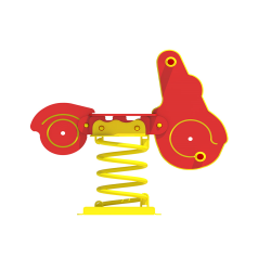 AZH 02 - WOODEN PLAYGROUND EQUIPMENTS HDPE HPL SPRING RIDERS