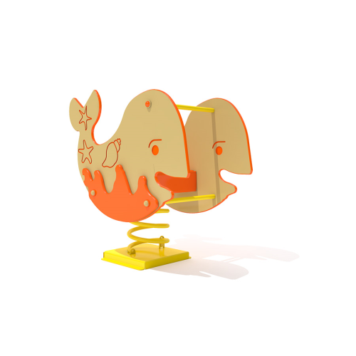 AZH 03 - WOODEN PLAYGROUND EQUIPMENTS HDPE HPL SPRING RIDERS