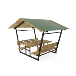 MÇP 01 - SHADING EQUIPMENTS ROOFED PICNIC TABLES
