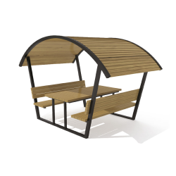 MÇP 02 - SHADING EQUIPMENTS ROOFED PICNIC TABLES
