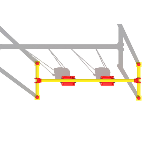 MS 01 - METAL PLAYGROUND EQUIPMENTS SWINGS