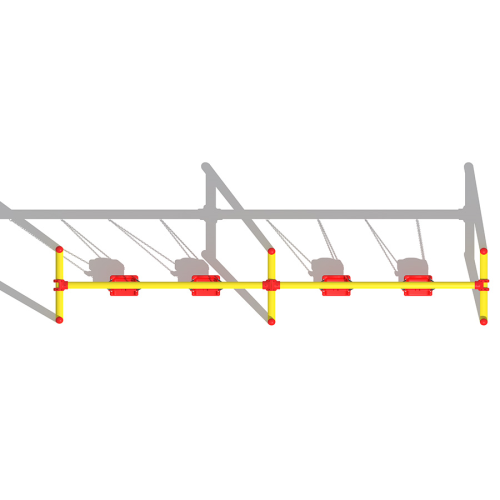 MS 02 - METAL PLAYGROUND EQUIPMENTS SWINGS