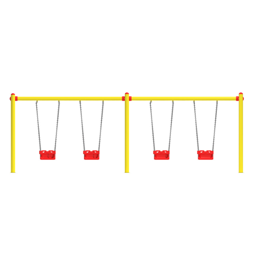 MS 02 - METAL PLAYGROUND EQUIPMENTS SWINGS