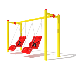 MS 04 - METAL PLAYGROUND EQUIPMENTS SWINGS