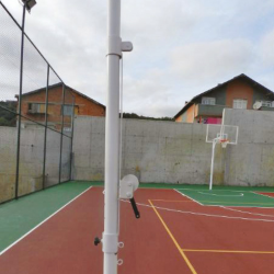 VD 02 - VOLEYBOL DİREĞİ KRİKO SİSTEMLİ MAPALI YÜKSEKLİK AYARLI İTHAL MEKANİZMALI